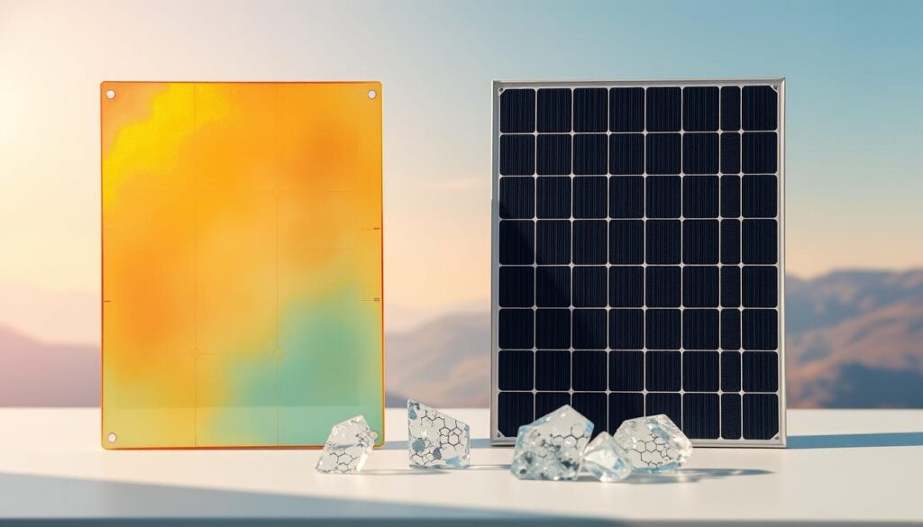 Illustration of Organic Solar Energy